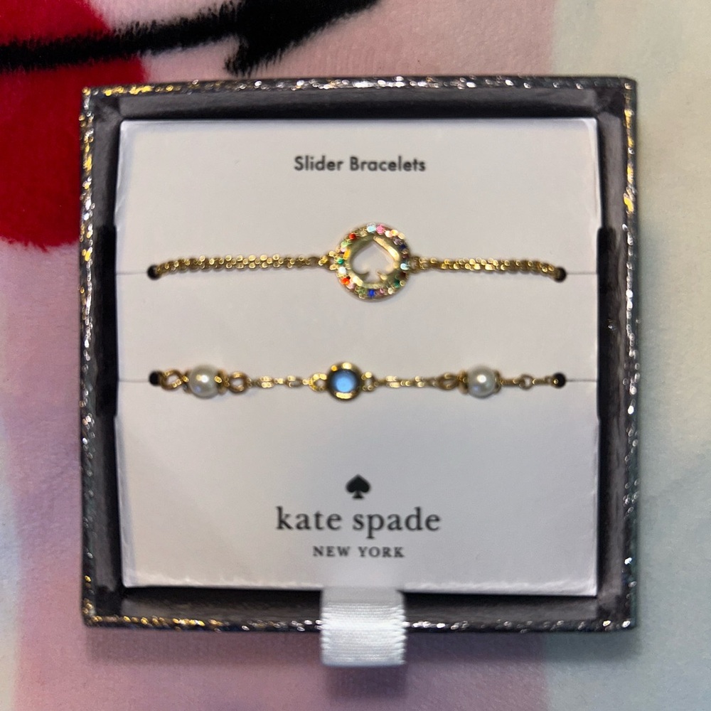 Kate Spade Silver Glitter Box
